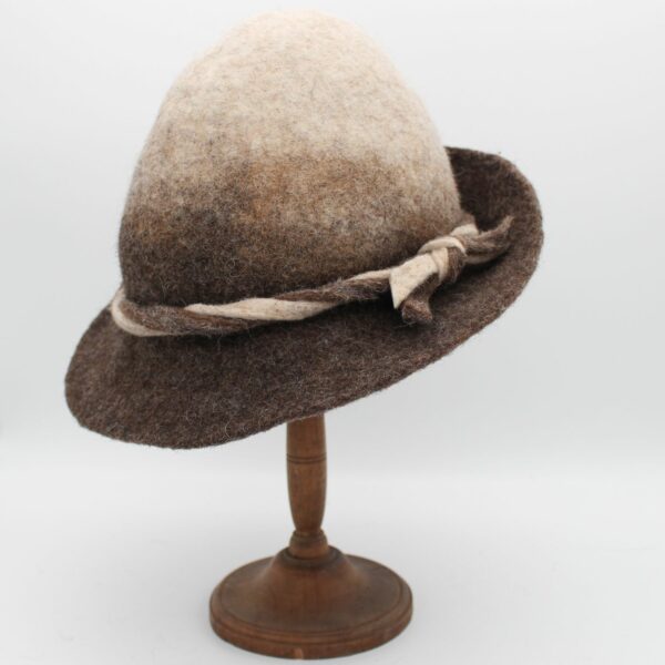 Alpin en laine Bergschaf - marron beige bicolore - T57 – Image 2