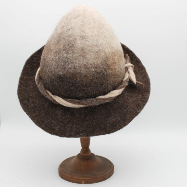 Alpin en laine Bergschaf - marron beige bicolore - T57
