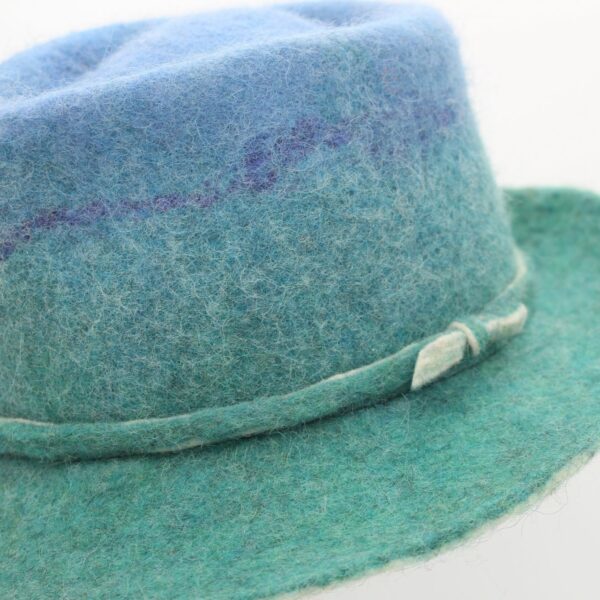 Berger en laine Bergschaf bleu vert bicolore - T56 – Image 3