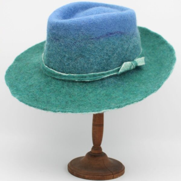 Berger en laine Bergschaf bleu vert bicolore - T58 – Image 2