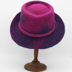 Biloba en laine Bergschaf - violet bicolore - T58