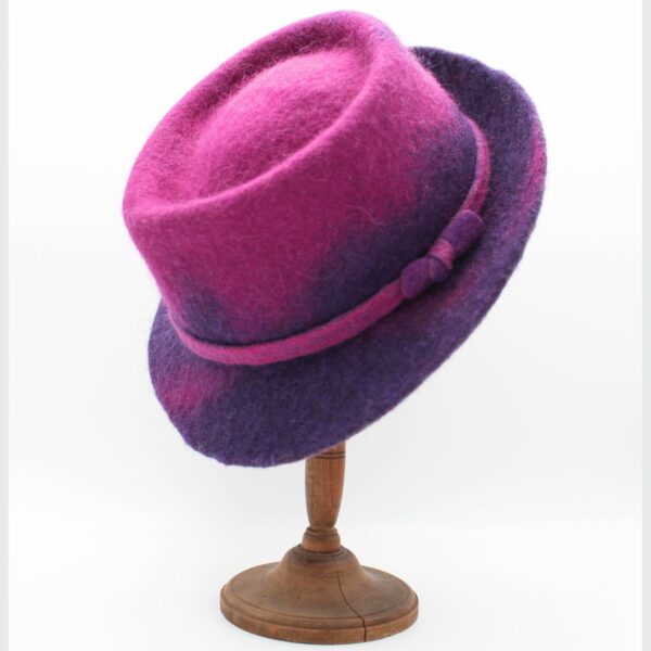Biloba en laine Bergschaf - violet bicolore - T58 – Image 2