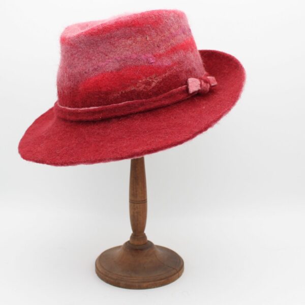 Berger en laine Bergschaf rose et rouge bicolore - T57 – Image 2