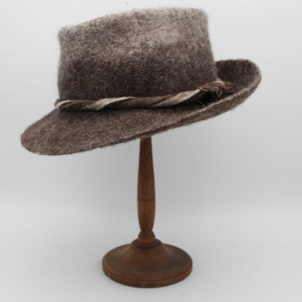 Biloba en laine Bergschaf - marron-beige bicolore - T58 – Image 3