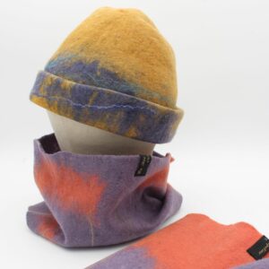 Bonnet en laine mérinos d'Arles - teinture végétale